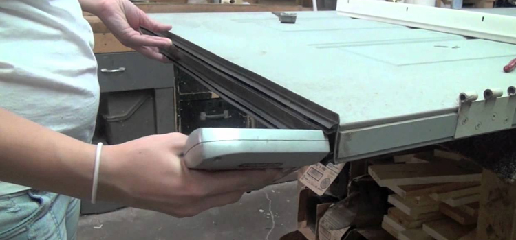 damaged steel door repair Sunset