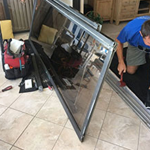 sliding glass door frame repair Sunset